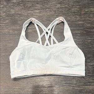 Lululemon Athletica Light Blue Strappy Sports Bra